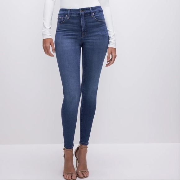 Good American Good Waist High Rise Skinny Jeans - Picture 1 of 12